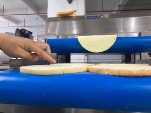 Machine à découper le <span class=keywords><strong>pain</strong></span> et la hamburger, coupe horizontale de cm, pour faire des gâteaux ronds - Product Image 4