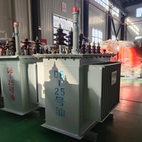 Transformateur de puissance régulateur de tension en charge immergé dans l'huile à triple enroulement en cuivre à retour de flux triphasé SZ11-30kVA 35kV