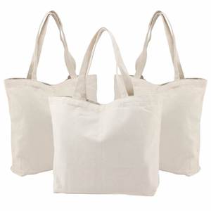 Blank Cotton Canvas <b>Shopping</b> Handbag <b>Tote</b> <b>Bag</b> Gift <b>Tote</b> <b>Shopping</b> <b>Bag</b> for Beach Canvas <b>Tote</b> <b>Bag</b> Plain - Product Image 5
