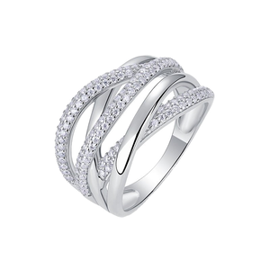 Personal Customize Fine Fashion Jewelry D Color VVS1 Moissanite S925 <b>Sterling</b> <b>Silver</b> Rhodium Plated Prong <b>Set</b> <b>Rings</b> Wholesale - Product Image 1