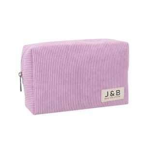 Pochettes de voyage de maquillage en velours de luxe avec logo personnalisé et combinaisons de lettres sacs et étuis à cosmétiques cadeau - Product Image 1