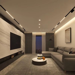 Zigbee Thay Đổi Độ Sáng Thông Minh Trần Thương Mại Hốc Led Đường Sắt Chiếu Sáng 48V Tuyến Tính Từ Theo Dõi Hệ Thống Đèn - Product Image 1