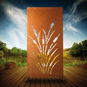 Customized Design Eco-Friendly Modern Yard Fence Outdoor Decoration Laser Cut Carbon Steel Panel <b>Screen</b> Edging <b>Door</b> 3D Modeling - Product Image 6