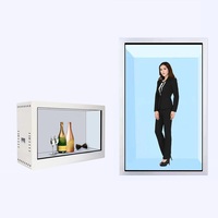 Nueva Caja Holográfica LCD Interactiva para Interiores, Señalización Digital 3D con Animación, Compatible con Experiencias Interactivas Físicas y Virtuales