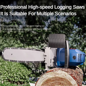 Motosierra eléctrica de vatios, herramienta de varilla guía de 405mm <span class=keywords><strong>para</strong></span> productos de <span class=keywords><strong>madera</strong></span> caseros con bomba de aceite automática y freno - Product Image 3