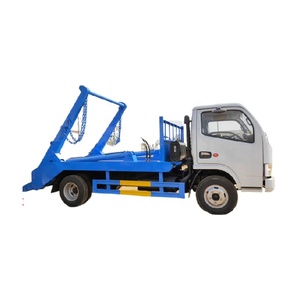 China waste bin rear loader rubbish 4 ton mobile bin lifter hydraulic skip body price for skip loader tractor truck