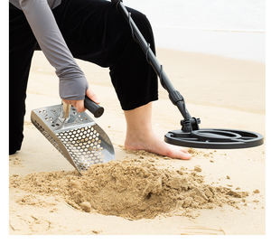 مجرفة رمل ثقيلة من الفولاذ المقاوم للصدأ طراز تشانغلين S01 للكشف عن المعادن وحفر الشاطئ 260×160×190 مم - Product Image 3