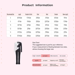 Combinaison de performance pour garçons de 6 à 16 ans, col montant, design color block, manches longues, coupe ajustée, costumes de patinage artistique personnalisés pour hommes - Product Image 6