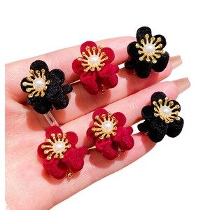 Horquillas <span class=keywords><strong>para</strong></span> el cabello con forma <span class=keywords><strong>de</strong></span> flor <span class=keywords><strong>de</strong></span> tela <span class=keywords><strong>de</strong></span> resina colorida, pinzas <span class=keywords><strong>para</strong></span> el cabello con lazo elegante <span class=keywords><strong>para</strong></span> niñas pequeñas, caja <span class=keywords><strong>de</strong></span> decoraciones <span class=keywords><strong>de</strong></span> uso diario encantadora - Product Image 6