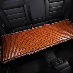 Bamboo Car Seat Cushion Set 3-Piece Summer <b>Cooling</b> <b>Pad</b> For Front And Rear Seats Universal Fit - Product Image 3