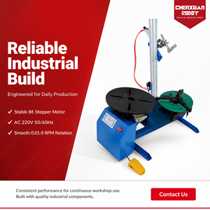 PLC Touch Screen CNC <b>Welding</b> Positioner, Tilting Turntable, Welder Linkage, Optional Chuck & Torch Stand for Circular <b>Welding</b> - Product Image 3