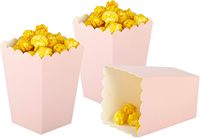 Boîtes à popcorn en papier kraft, mini boîtes à popcorn en carton, contenants à popcorn pour fêtes, boîtes à collations, chips, frites, bonbons