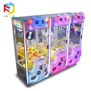 Indoor Coin Operate Gift Game Machine Adorável Animal Doll Garra Máquina Prêmio Vending Game Machine para venda