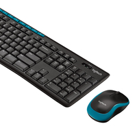 Clavier et souris sans fil Logitech MK275 taille standard, 104 touches, batterie 36 mois, 2,4 GHz, pour bureau, maison, PC