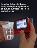 Imprimante jet d'encre portable 2-en-1 intelligente et automatique pour usage domestique et ateliers d'impression, encre à séchage rapide
