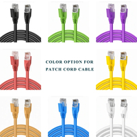 Kabel Patch Cord Ethernet Cat6a UTP 500Mhz 10Gbps, Hot Sale, Cat6a Lan Internet Network RJ45 23/24/26Awg 100% BC LSZH PVC Jacket