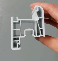 Puerta corrediza de vidrio PVC, ventanas de vinilo, puertas corredizas modernas de doble acristalamiento UPVC/ventana de PVC/abatible/corredera