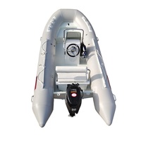 Nouveau bateau de pêche de bateaux gonflables en aluminium rigide de coque de 390cm V à vendre