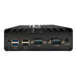 Mini PC industriel embarqué N100/N150 sous Linux, <span class=keywords><strong>RAM</strong></span> DDR5, double LAN, affichage 4K 60Hz, port COM DB9, boîtier sans ventilateur pour l'industrie - Product Image 1