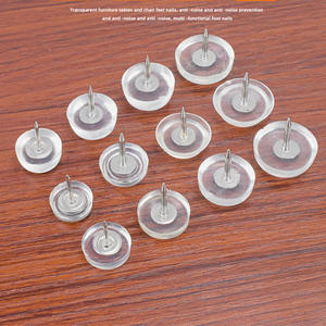 Patins de <span class=keywords><strong>chaise</strong></span> <span class=keywords><strong>en</strong></span> PVC transparent, glisseurs <span class=keywords><strong>en</strong></span> <span class=keywords><strong>plastique</strong></span> Nailon <span class=keywords><strong>pour</strong></span> sols <span class=keywords><strong>en</strong></span> bois dur, coussinets de meubles <span class=keywords><strong>pour</strong></span> armoires et chaises - Product Image 2