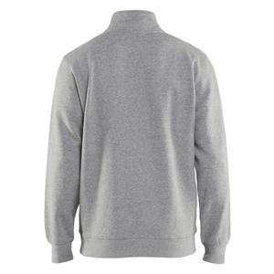 BLAKLADER - 336511579000XL Maillot d'université semi-zippé Gris mélangé-EAN 7330509904862 WORK HOODIES - Product Image 2