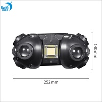 Double-boule haute performance 8*10W pour la lumière RVB DMX512 LED IP33 Rotation Stage Disco Party Light