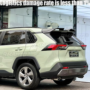 สปอยเลอร์สำหรับ Toyota RAV4 ปี 2020 วัสดุ ABS คุณภาพสูง สปอยเลอร์หลังรถยนต์ สีรองพื้น - Product Image 2