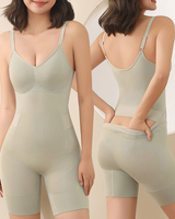 Body gainant sans couture personnalisé à marque privée, avec ouverture facile pour la toilette, contrôle du ventre et rehausseur de fessier