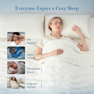 Piumino Rinfrescante in Seersucker a Quadri Leggero per Chi Soffre il Caldo e Soffre le Sudorazioni Notturne - Offerta Speciale - Product Image 4