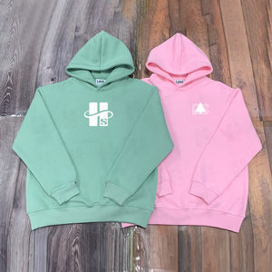 เสื้อฮู้ดดี้ผู้หญิงแบบดรอปโชว์เดอร์สั่งทำได้ ขายส่ง ผ้าหนานุ่ม 80% คอตตอน 20% โพลีเอสเตอร์ ผ้าฟลีซ ไซส์พลัส เสื้อฮู้ดดี้หรูหราสำหรับผู้หญิง - Product Image 5