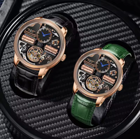 Jam Tangan Otomatis Mewah Seri Musik Desain PINDU 2026 Terbaru untuk Pria, Mesin Berkualitas, Baja Anti Karat, Kaca Safir, Desain Hollow