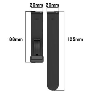 Forwelleny 22Mm 20Mm Silicone Ban Nhạc Đối Với Samsung Galaxy Đồng Hồ 5/4/3 Từ <span class=keywords><strong>Clasp</strong></span> Đồng Hồ Dây Đeo Vòng Đeo Tay Vành Đai Đối Với Amazfit Gtr/Gts - Product Image 4