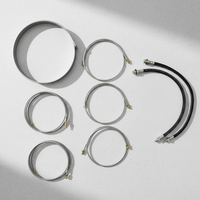 Kit de conduites de frein hydraulique sur mesure de haute qualité pour remorques Redneck et bateaux à essieu tandem, avec raccords de tuyau 3/16 po et 3/8-24 po