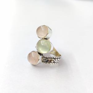 แหวนพลอยหลายเม็ด เงินแท้ 925 แหวนพลอยทำมือ คอลเลคชั่นแหวนสวยงาม เครื่องประดับเงิน ราคาขายส่ง - Product Image 6