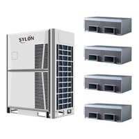 Système central Sylon Vrf R410a gaz 3N boîte de conduit d'air plafond caché Mini unité intérieure climatisation