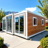 Maison conteneur extensible 40 pieds 20 pieds, 4 chambres, 2 salles de bain, mini-maison isolée, conforme aux normes australiennes, pour bureau à domicile ou jardin