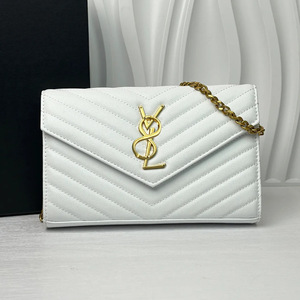 <span class=keywords><strong>Sac</strong></span> enveloppe matelassé en cuir véritable de luxe, <span class=keywords><strong>sac</strong></span> à <span class=keywords><strong>bandoulière</strong></span> en cuir de vachette de créateur, <span class=keywords><strong>sac</strong></span> à chaîne pour femme, <span class=keywords><strong>sac</strong></span> de soirée - Product Image 4