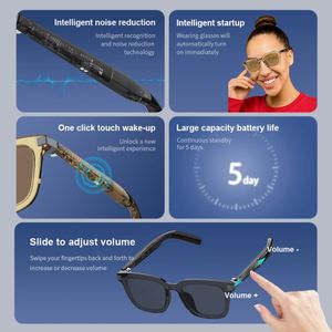 Gafas de Sol Inteligentes Nuevas G06-L 2025, con Respuesta de Llamadas, Música BT, Asistente de Voz - Product Image 6