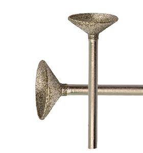 Starkes Straußen-OEM/ODM/OBM-Konkavbecher-Schleif werkzeug mit Keramik schleif kopf Siliziumkarbid-Aluminiumoxid-Schleifen - Product Image 5