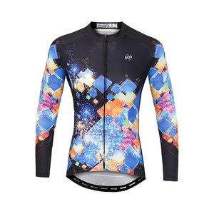 Maillot de cyclisme personnalisé vierge pour sublimation, entièrement personnalisable avec col, tissu et impression de logo, pour coopération entre marques sportives - Product Image 2