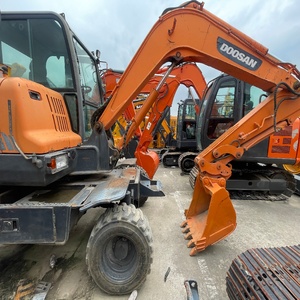 Used Doosan DX60W Excavator <b>Earth</b> <b>Moving</b> <b>Machine</b> 6TON 39.5KW Excellent Working Condition Yanmar Engine Motor Gear Bearing - Product Image 4