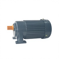 Moteur à engrenages à induction triphasé CA CH-18-100 avec frein, 100W, 220/380/415V, 600 tr/min, 50/60Hz, montage sur panneau, engrenages en acier allié spécial, haute performance