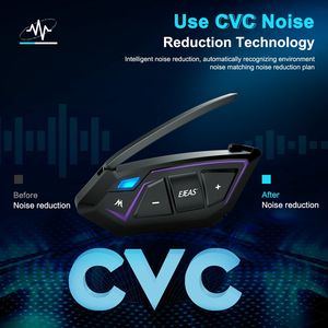 Auriculares Intercomunicador para Motocicleta <span class=keywords><strong>EJEAS</strong></span> <span class=keywords><strong>MS8</strong></span> con Diseño de Malla, Material ABS, Conectividad Bluetooth para Conducir - Product Image 3