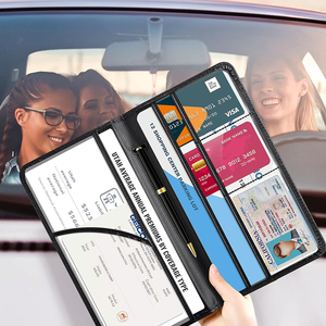 Organizador Premium para Guantera de Vehículo, Porta Documentos de Registro y <span class=keywords><strong>Seguro</strong></span> de Auto con Cierre Magnético para Documentos, Tarjetas y Licencias - Product Image 6