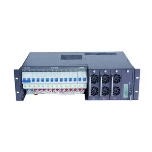 理想应用19英寸机架安装嵌入式交流至dc系统220vac至48vdc整流器，用于电信/通信