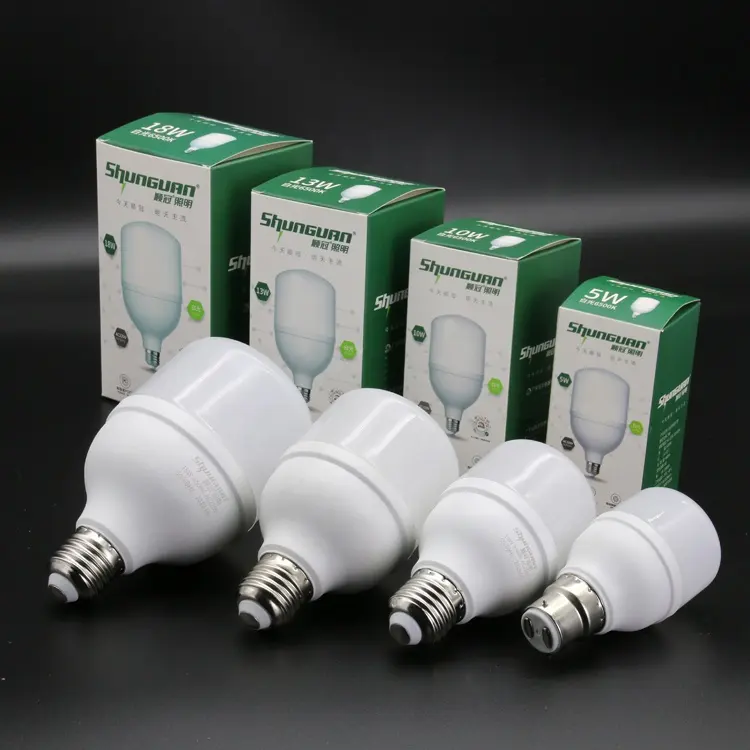 Led Light Manufacturer New Design E27 T Shape Bulb Light 5Watt/10Watt/13W/18W/28W/38W/48W/58W Led Bulb Lamp Light