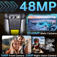 Tout nouveau téléphone mobile FOSSiBOT F106 PRO 5G, 4G, 15 Go + 256 Go de stockage, 12000 mAh, Android 14, robuste, smartphone 6,58 pouces