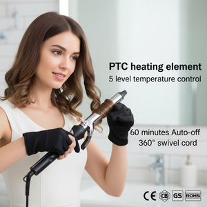 Rizador <span class=keywords><strong>de</strong></span> Pelo Automático Profesional <span class=keywords><strong>de</strong></span> Calentamiento Rápido, Venta al por Mayor <span class=keywords><strong>de</strong></span> Fábrica - Product Image 1
