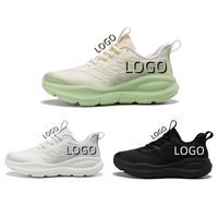 Sepatu Lari Ultra-ringan dengan Logo Kustom, Sol MD Lembut, Jaring Bernapas, Sepatu Kasual untuk Berjalan, untuk Grosir