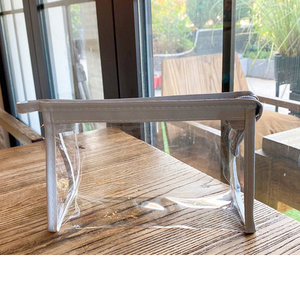 Caja de Almacenamiento de Maquillaje Transparente, Impermeable, con Cierre, de Gran Capacidad, para Estudiantes Durante las <span class=keywords><strong>Exámenes</strong></span>, Diseño Triangular - Product Image 6